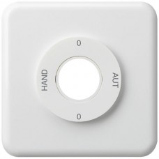 UP-Frontset 0-Aut-0-Hand weiss basico 86x86mm für Schlüsselschalter