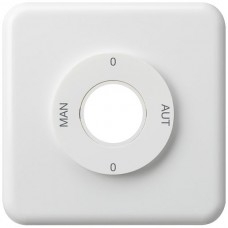 UP-Frontset 0-Aut-0-Man weiss basico 86x86mm für Schlüsselschalter