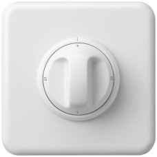 UP-Frontset 1-2-1-2 weiss basico 86x86mm für Drehschalter