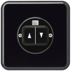 UP-Frontset basico 86x86mm schwarz für Storenschalter tapparello