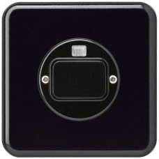 UP-Frontset basico 86x86mm schwarz für Zeitschalter oekoswitch