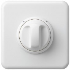 UP-Frontset basico 86×86mm weiss für Storendrehschalter/-taster
