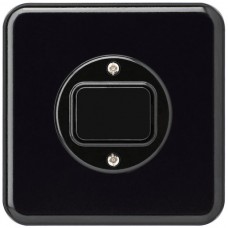 UP-Frontset Hager basico schwarz 86x86mm für Druckschalter/taster