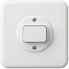 UP-Frontset Hager basico weiss 86x86mm für Druckschalter/taster