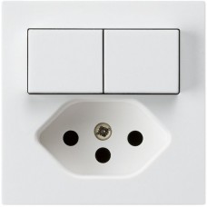 UP-Kombination 2xA-R/1P+T13 weiss Hager kallysto mit Kinderschutz A UP-Kombination 2xA-R/1P+T13 weiss Hager kallysto mit Kinderschutz A