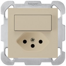 UP-Kombination A-R/1P+T13 beige Hager kallysto mit Kinderschutz UP-Kombination A-R/1P+T13 beige Hager kallysto mit Kinderschutz