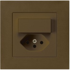 UP-Kombination A-R/1P+T13 braun Hager kallysto.pro mit Kinderschutz UP-Kombination A-R/1P+T13 braun Hager kallysto.pro mit Kinderschutz