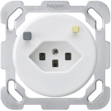 UP-Steckdose basico T23 FI 30mA weiss B UP-Steckdose basico T23 FI 30mA weiss B