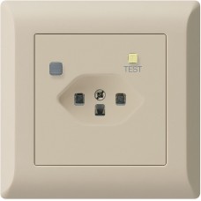 UP-Steckdose Hager kallysto.line T23 FI 30mA beige