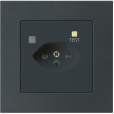 UP-Steckdose Hager kallysto.pro T13 FI 30mA schwarz