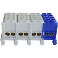 Hauptleiter-Klemme HLAK 4L,2×35mm²,2×25mm² 3×gn/1×blau