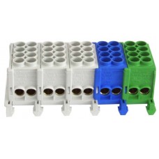 Hauptleiter-Klemme HLAK 5L, 2×35mm²,2×25mm² 3×gu/1×bl/1×gn