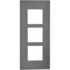 Abdeckrahmen Legrand Arteor 3x1/1x3 Modul magnesium