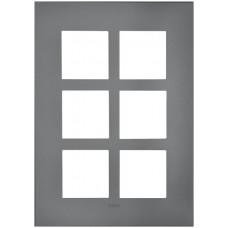 Abdeckrahmen Legrand Arteor 3x2/2x3 Module magnesium