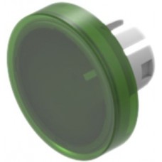 Druckhaube EAO61 Ø15.8mm flach transparent grün