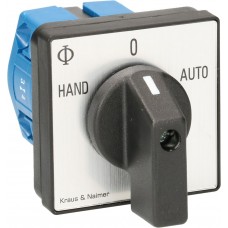EB-Drehschalter Kraus & Naimer 20A/690V 2/1L "HAND-0-AUTO"
