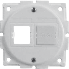 IK-Dose für 2xRJ45 Einsatz weiss