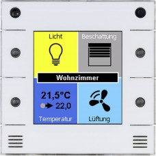 EB-Raumbediengerät u::Lux Switch digitalSTROM 55×55mm weiss