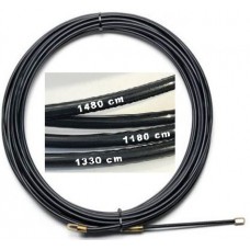 Einziehband ELBRO mit Suchfeder und Öse Ø4mm×25m PA 2000N Metermarkierung schwarz