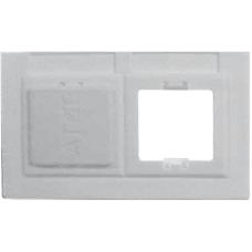 FLF-Blende für 2xRJ45 Einsatz weiss