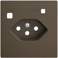 Frontset EDIZIOdue zu FI-Steckdose T13 coffee F