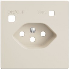 Frontset EDIZIOdue zu FI-Steckdose T13 crema F