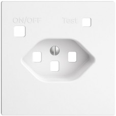 Frontset EDIZIOdue zu FI-Steckdose T23 weiss F