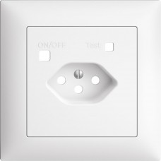 Frontset EDIZIOdue zu FI-Steckdose T13 weiss FMI