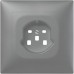 Frontset SIDUS B zu Steckdose T25 weiss