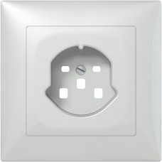 Frontset ABB SIDUS B zu Steckdose T25 weissglänzend
