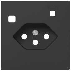 Frontset SIDUS Z/E zu FI-Steckdose T13 anthrazit