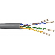 Kabel Draka grau UC300 Cat.5e U/UTP 300MHz AWG24 Eca - 305m