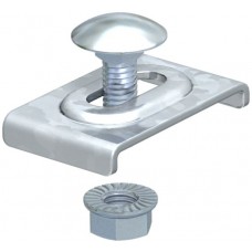 Klemmlasche Bettermann mit Schraube M6×20mm zu Gitterkanal