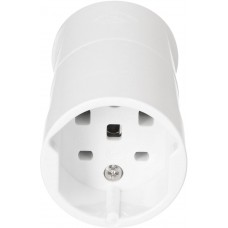 Kupplungssteckdose Max Hauri TH T25 400V horizontal Ø12.5mm weiss