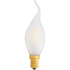 LED-Lampe ELBRO E14 C35 2W 230V 200lm 2700K 300° Ø35 weiss opal