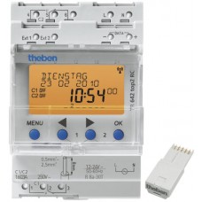 REG-Schaltuhr digital Theben HTS TR 642 top2 RC 24V