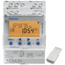 REG-Schaltuhr digital Theben HTS TR 642 top2 RC