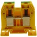 Reihenklemme Woertz 3452, 35mm² Schraub DIN35 grün/gelb