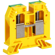 Reihenklemme Woertz 3452, 35mm² Schraub DIN35 grün/gelb