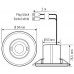 UP-Bewegungsmelder ESYLUX MD-FLAT 360i/8 RW mit WINSTA Code A weiss