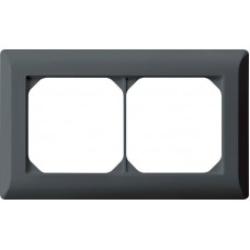 UP-Kopfzeile Hager kallysto.line 1x2 anthrazit horizontal