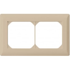 UP-Kopfzeile Hager kallysto.line 1x2 beige horizontal