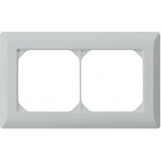 UP-Kopfzeile Hager kallysto.line 1x2 hellgrau horizontal