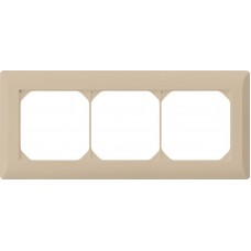 UP-Kopfzeile Hager kallysto.line 1x3 beige horizontal