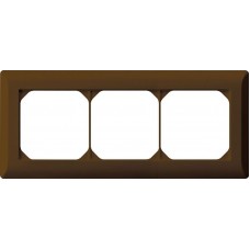 UP-Kopfzeile Hager kallysto.line 1x3 braun horizontal