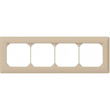 UP-Kopfzeile Hager kallysto.line 1×4 beige horizontal