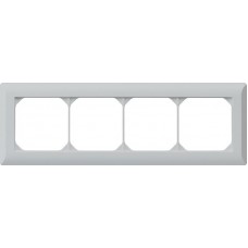 UP-Kopfzeile Hager kallysto.line 1x4 hellgrau horizontal