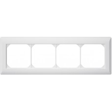 UP-Kopfzeile Hager kallysto.line 1x4 weiss horizontal