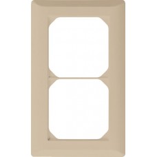 UP-Kopfzeile Hager kallysto.line 2x1 beige vertikal