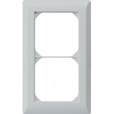 UP-Kopfzeile Hager kallysto.line 2x1 hellgrau vertikal